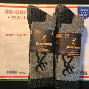 /SOLD Browning Cold Weather Men’s Boot Sock 4 Pack